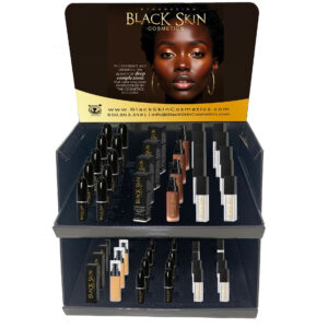 Black Skin Cosmetics Display Case
