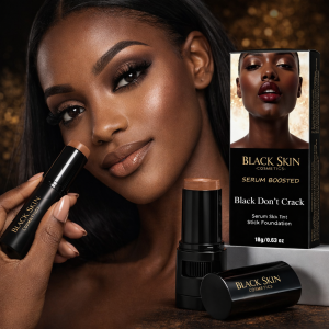 Black Don’t Crack Black Skin Cosmetics Bal Serum Skin Tint Stick Foundation